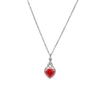 Bright Red Cubic Zirconia Necklace — photo 2