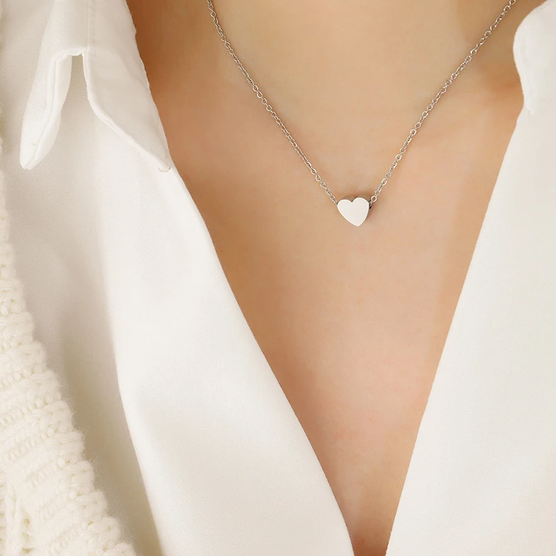 Small Heart Alloy Necklace
