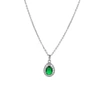 Dark Green Cubic Zirconia Necklace