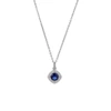 Navy Blue Cubic Zirconia Necklace
