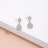 White Cubic Zirconia Earrings