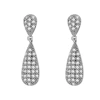 White Cubic Zirconia Earrings