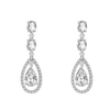 White Cubic Zirconia Earrings
