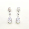 Teardrop Cubic Zirconia Earrings