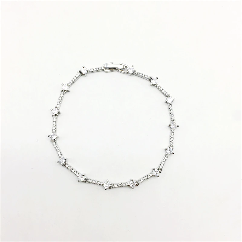 White Cubic Zirconia Bracelet
