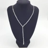 White Cubic Zirconia Necklace