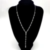 White Cubic Zirconia Necklace