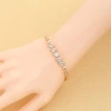 Cubic Zirconia Bracelet Gold-Plated