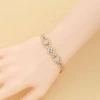 Cubic Zirconia Bracelet Gold-Plated