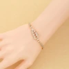 Cubic Zirconia Bracelet Gold-Plated
