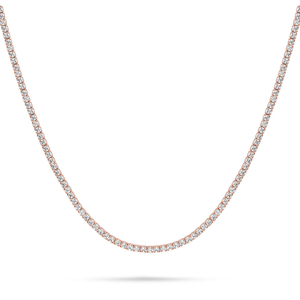 Narrow chain necklace design